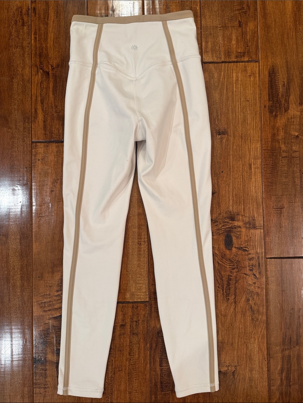 MINT! Athleta elation 7/8 Tight ultra HR high rise size XXS cream & mocha - Picture 5 of 7